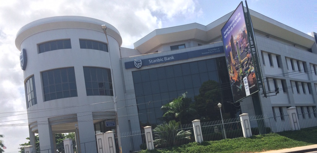 Stanbic Bank head offices in Dar Es Salaam.The bank is among the industry leaders but hasnt fully embraced mobile technologies.I Took this photo several years back.